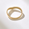 Pave-set CZ wishbone ring in a timeless design