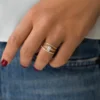 925 Sterling Silver Diamond Wisp Band - Image 4