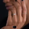 925 Sterling Silver Diamond Wisp Band - Image 5
