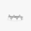 Zigzag ring accented with premium CZ diamonds