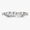 925 Sterling Silver Double Round and Marquise Cut Wedding Ring Diamond Cluster Ring - Image 6