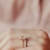 Timeless ring band with mixed stone cuts and polished finish