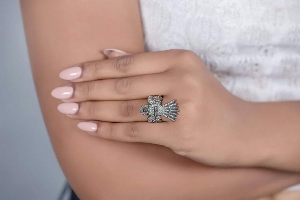 925 Sterling Silver Eagle Ring