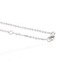 925 Sterling Silver Elegant Diamond Disc Chain Necklace - Image 4