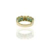 925 Sterling Silver Emerald And Diamond Ring - Image 9