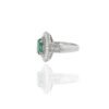 925 Sterling Silver Emerald And Diamond Ring - Image 4
