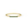 Minimal bar-style ring with a sleek modern profile