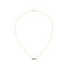 925 Sterling Silver Emerald Cluster Necklace - Image 5