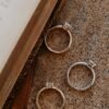 925 sterling silver ring with thick gold plating