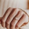Timeless ring design with a clean solitaire profile