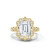 Engagement ring with F colour, VS2 clarity and super cut stone