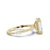 925 Sterling Silver Emerald Cut Diamond Engagement Ring - Image 5