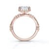 925 Sterling Silver Emerald Cut Diamond Engagement Ring - Image 7
