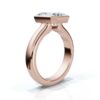 925 Sterling Silver ring with rhodium plated finish
