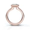 Ring with 3.5 mm band width and comfort fit profile
