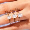 Elegant engagement ring with thick gold plating and pave detailing