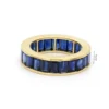 Refined eternity band ring with a continuous stone row