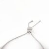 925 Sterling Silver Emerald Diamond Adjustable Bracelet - Image 5