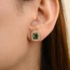925 Sterling Silver earrings measuring 11.3 mm long and 9.97 mm wide
