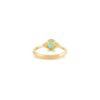 925 Sterling Silver Emerald Diamond Statement Ring - Image 6