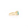 Delicate ring with a slim shank and balanced proportions