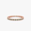 925 Sterling Silver Emerald Eternity Band - Image 5