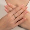 925 Sterling Silver Emerald Eternity Band - Image 7