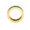 925 Sterling Silver Emerald Eternity Ring - Image 4