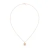 North Star necklace in 925 sterling silver with thick gold plating