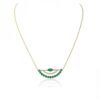 925 Sterling Silver Emerald Pendant Necklace - Image 5
