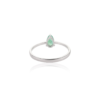 925 Sterling Silver Emerald Ring - Image 3