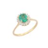 925 Sterling Silver Emerald Ring - Image 2