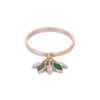 925 Sterling Silver Emerald Ring
