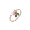 925 Sterling Silver Emerald Ring - Image 3