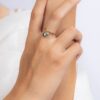 925 Sterling Silver Emerald Ring - Image 4