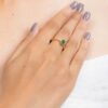 925 Sterling Silver Emerald Ring - Image 6