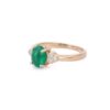 925 Sterling Silver Emerald Ring - Image 3