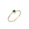 925 Sterling Silver Emerald Ring - Image 3