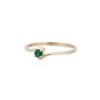 925 Sterling Silver Emerald Ring - Image 5