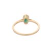 925 Sterling Silver Emerald Solitaire Ring - Image 4