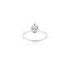 Emerald ring measuring 6.84 x 4.92 with modern styling