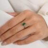 Versatile ring available in white, rose and yellow tones