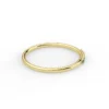 Wedding ring in 925 sterling silver with thick gold plating