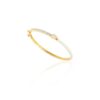 925 Sterling Silver Enamel Diamond Bangle - Image 2