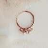 925 sterling silver ring with elegant round stone setting