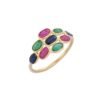 925 Sterling Silver ERS Multi Gemstone Ring - Image 2