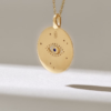 925 sterling silver pendant with thick gold plating