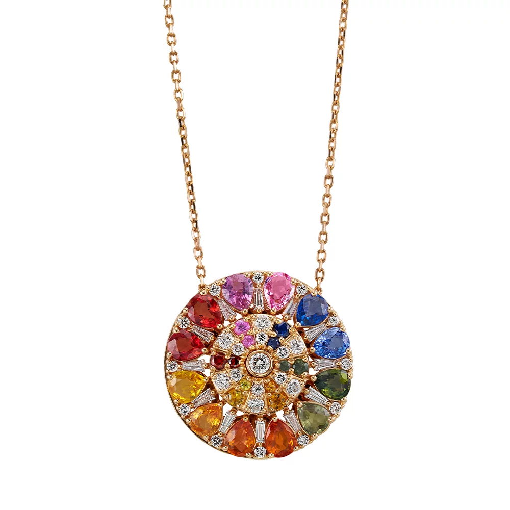 925 Sterling Silver Festival Fruits Pendant