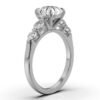 925 Sterling Silver Five Stone Diamond Ring - Image 3