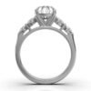 925 Sterling Silver Five Stone Diamond Ring - Image 4